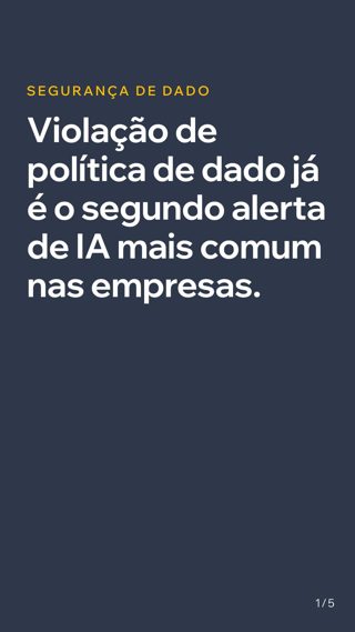 924 em cada 10 mil. O risco não é a IA errar a resposta. É o dado sair da empresa junto co