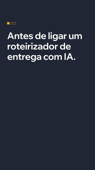 A gente combina uma coisa antes de qualquer código: qual percentual de entrega no prazo co