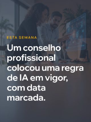 Essa semana um conselho profissional brasileiro colocou uma resolução em vigor, com data m