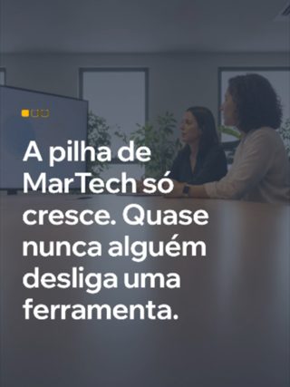 A pilha de ferramentas de marketing de uma empresa quase sempre cresce. Quase nunca encolh