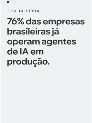 Quantas empresas comemoram estar à frente na adoção de IA sem perguntar quem responde quan