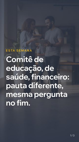Pauta diferente em cada um, mas a mesma pergunta voltou em todos. Ninguém perguntou se a I